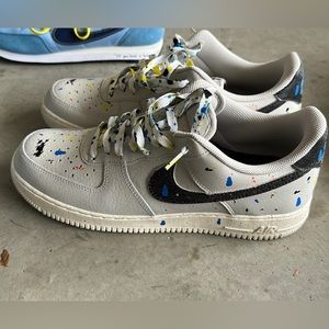 Nike AF1 men’s size 11.5 paint splatter